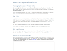 Tablet Screenshot of gomailsend.com
